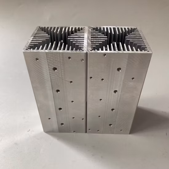 Disipador de calor de aleta de pasador de aluminio personalizado fabricante de China