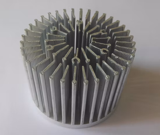 Disipador de calor LED de aluminio forjado en frío 1070