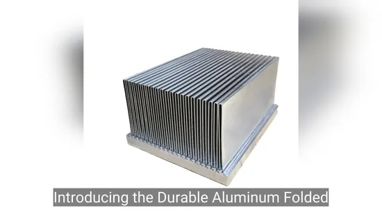 Disipador de calor plegable de la cámara del vapor del disipador de calor de la aleta de la cremallera de aluminio de encargo para la estación 5g