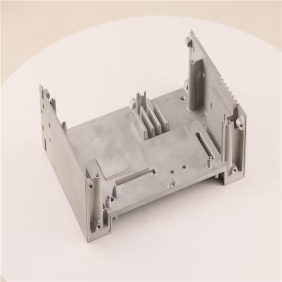Disipador de calor de aluminio del gabinete de fundición a presión de alta precisión personalizado para electrónica