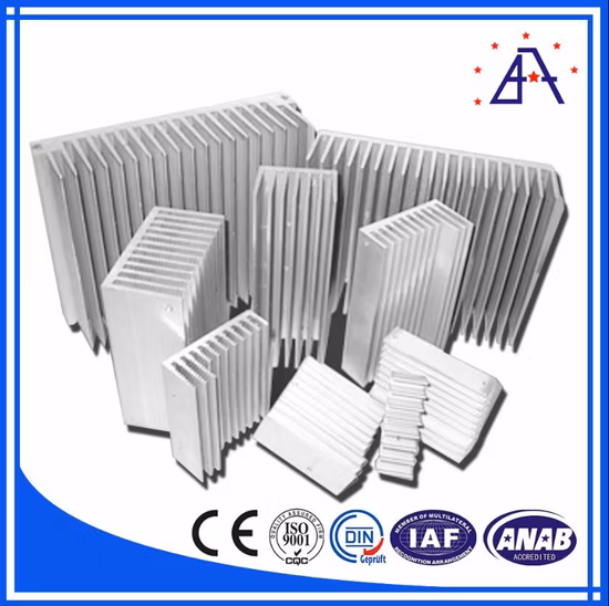Disipador de calor del amplificador de aluminio Al6061 para electrónica de potencia